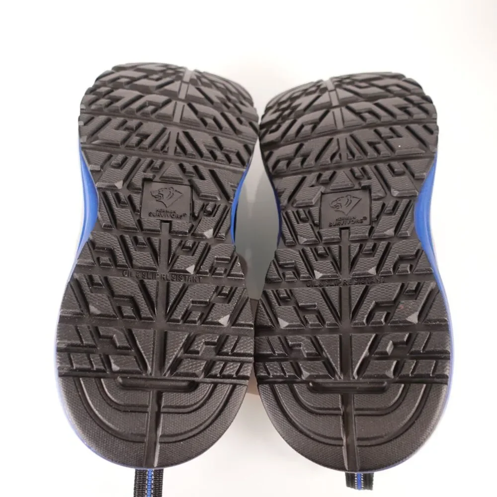 Herman Survivors Women Cassle Composite Toe Work Shoes Slip Resistant Black Blue